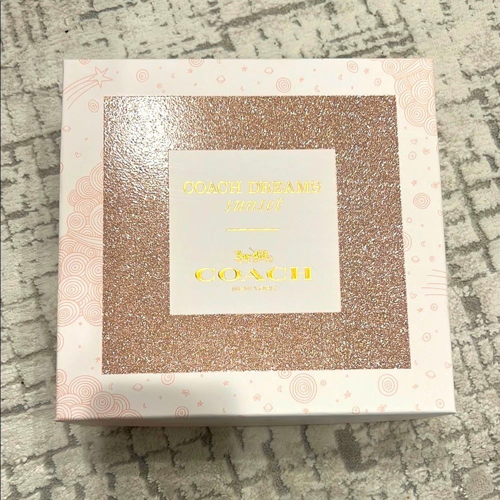 Coach Dreams Sunset Glitter Box (Empty)